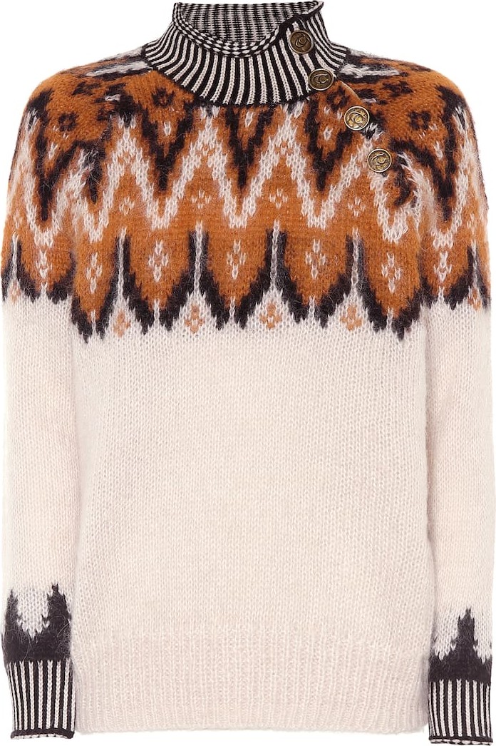 COACH Intarsia turtleneck sweater