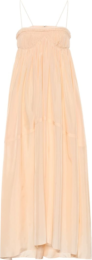 Chloe Silk-pongé maxi dress