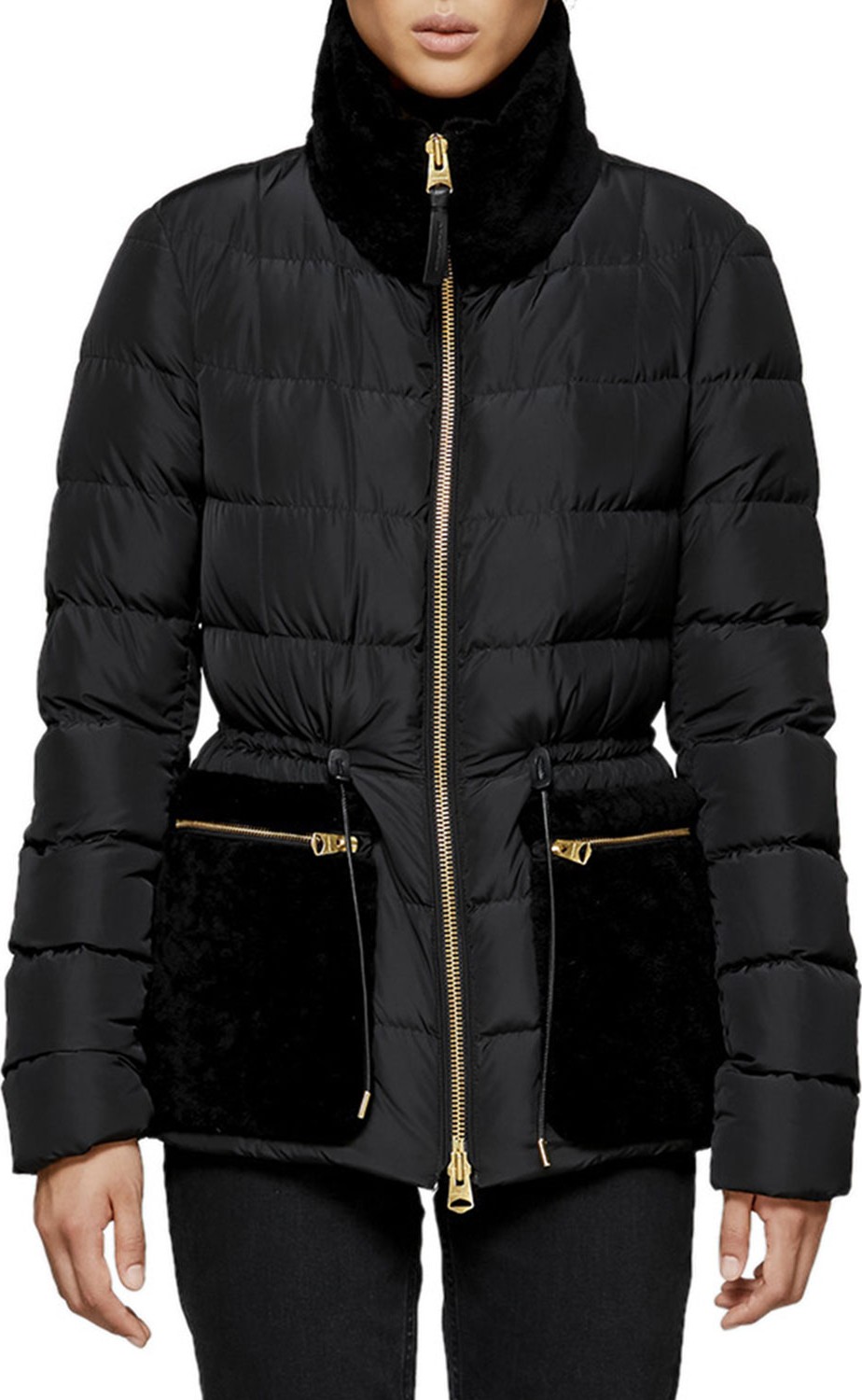 Mackage Elise Down-Fill Jacket w/ Fur Pockets