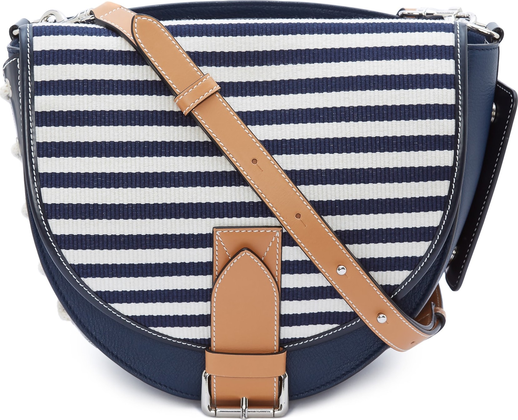 J.W.Anderson Small Bike Leather & Canvas Crossbody Bag