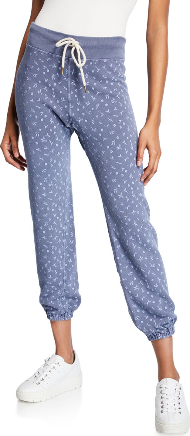 THE GREAT. The Warm Up Printed Sweatpants