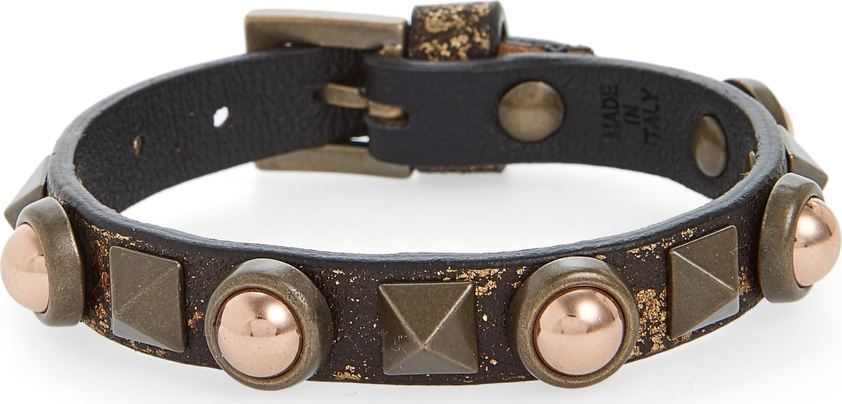 Valentino GARAVANI Rockstud Leather Bracelet
