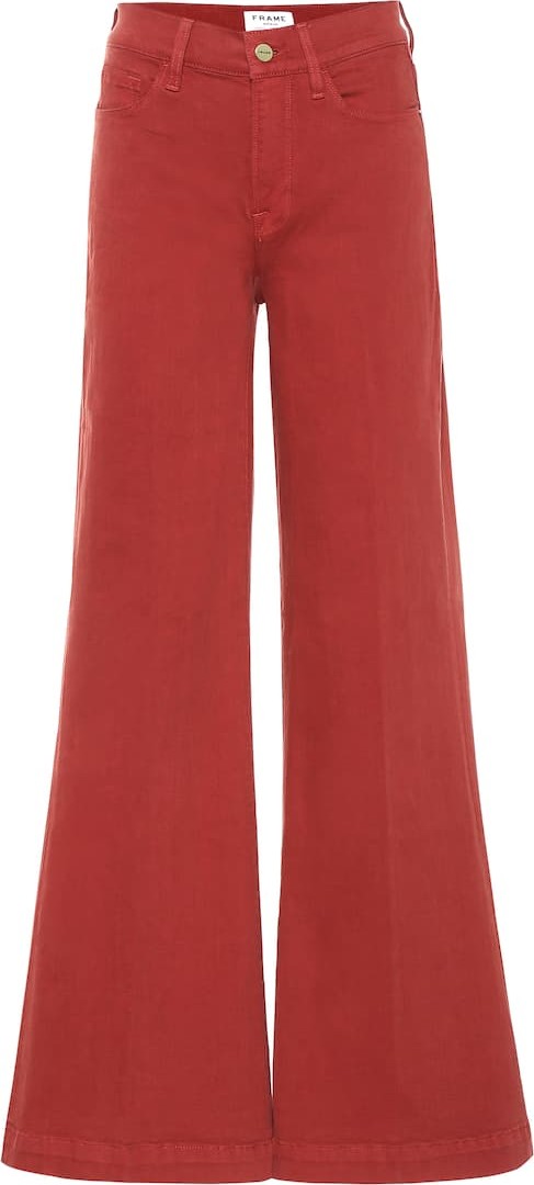 FRAME DENIM Le Palazzo high-rise wide-leg jeans