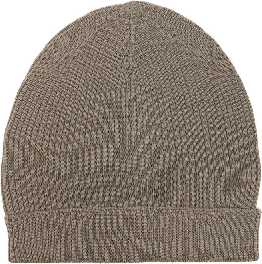 Rick Owens Ribbed wool beanie hat