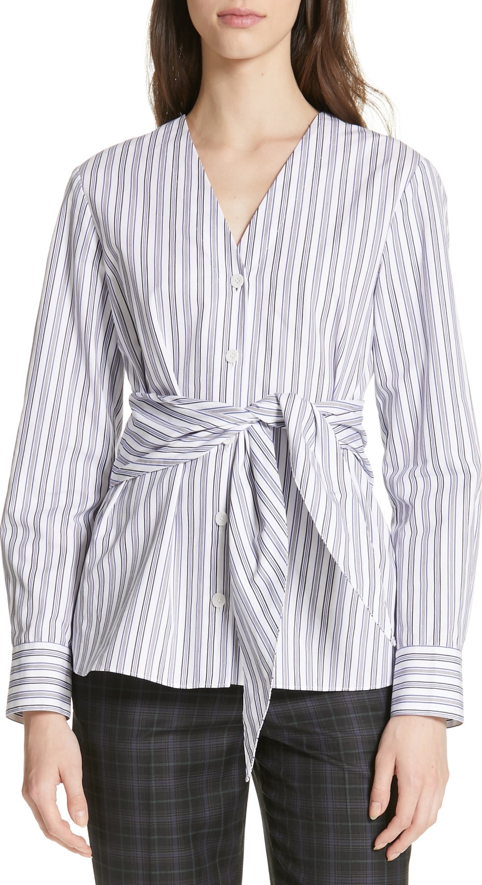 Tibi Liam Stripe Shirt