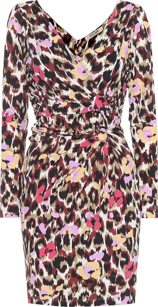 Roberto Cavalli Printed jersey dress
