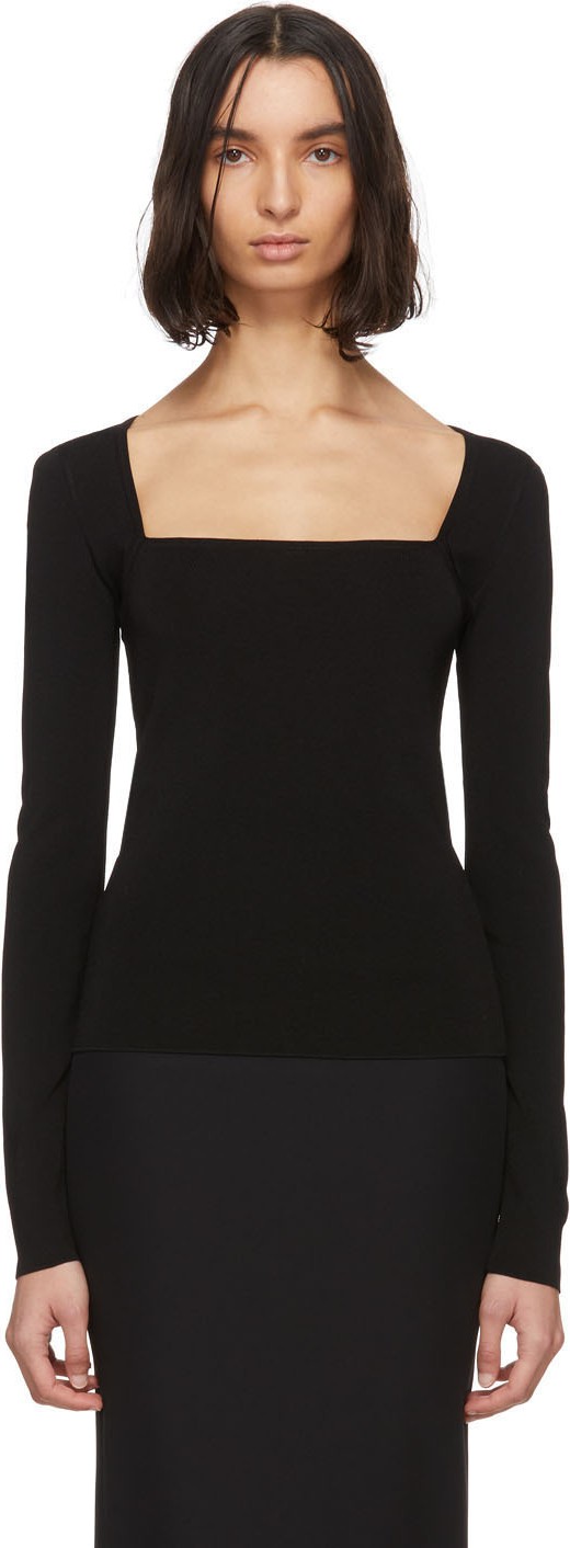 Gauge81 Black Knit Sion T-Shirt