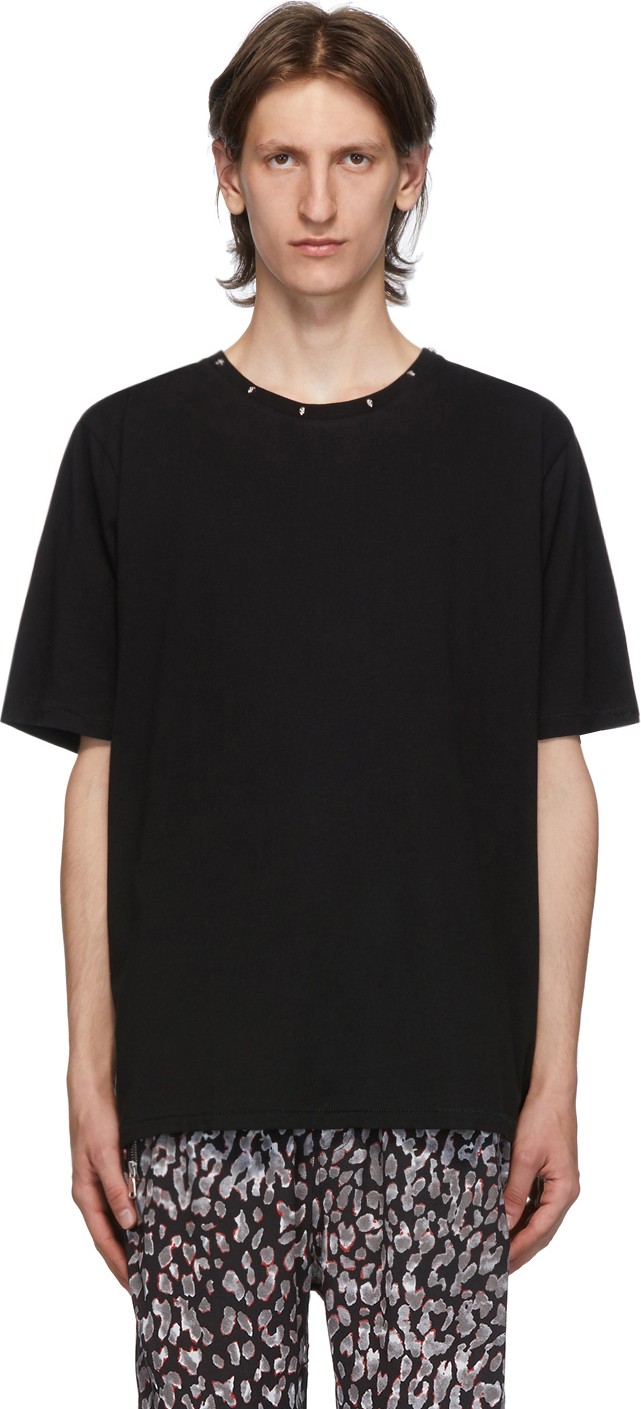 Stolen Girlfriends Club Black Skull Stud T-Shirt