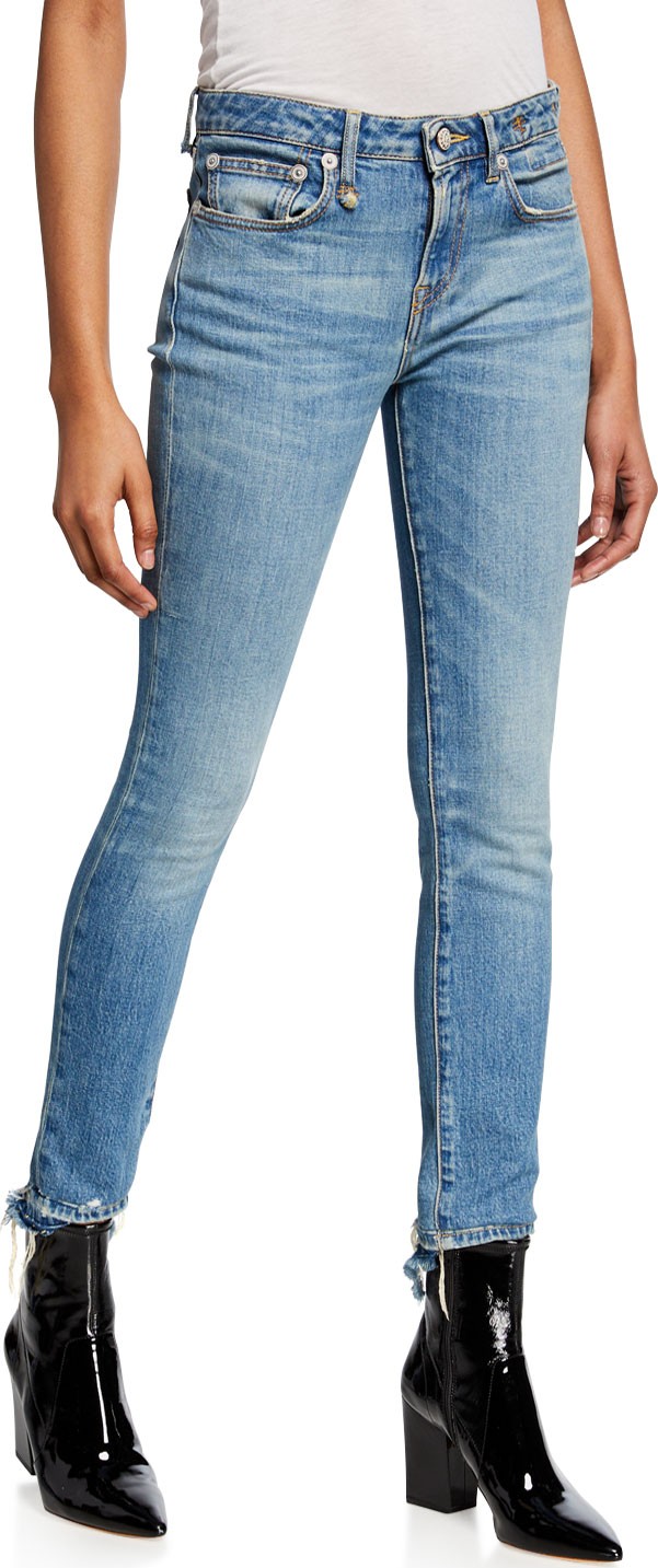 R13 Alison Cropped Skinny w/ Shredded Hem R13 Alison Cropped Skinny w/ Shredded Hem