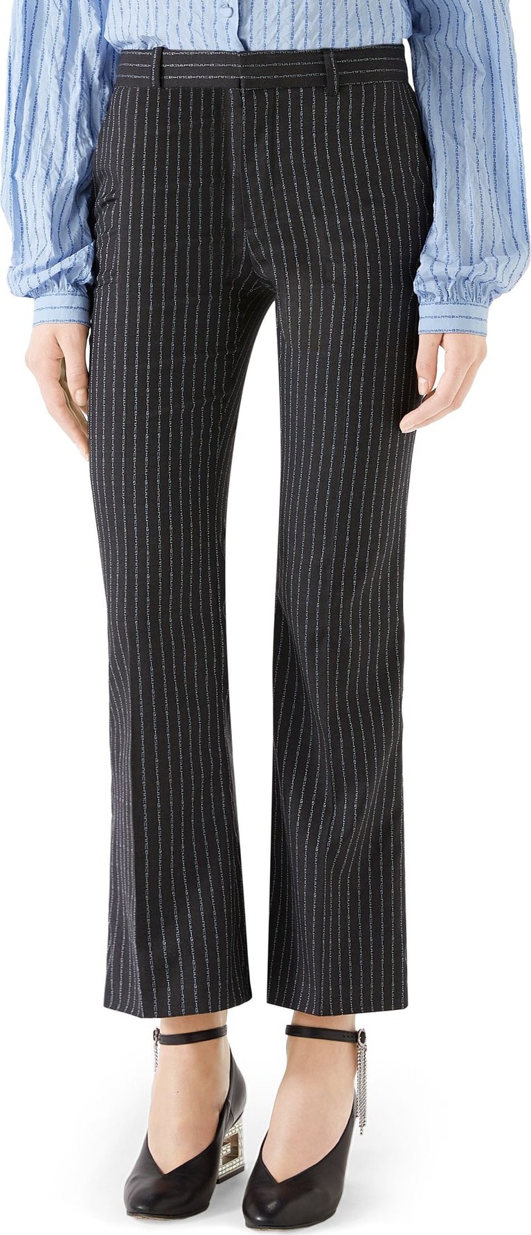 Gucci Gucci Stripe Bootcut Pants