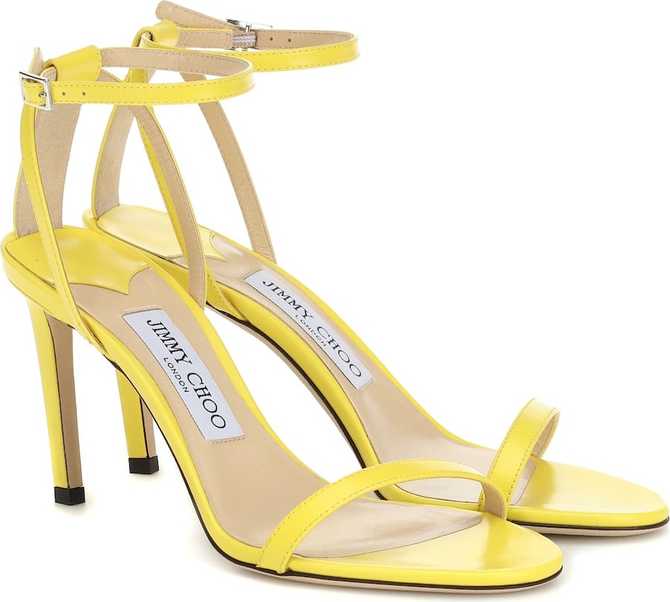 Jimmy Choo Minny 85 leather sandals