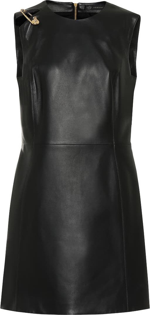 Versace Leather minidress
