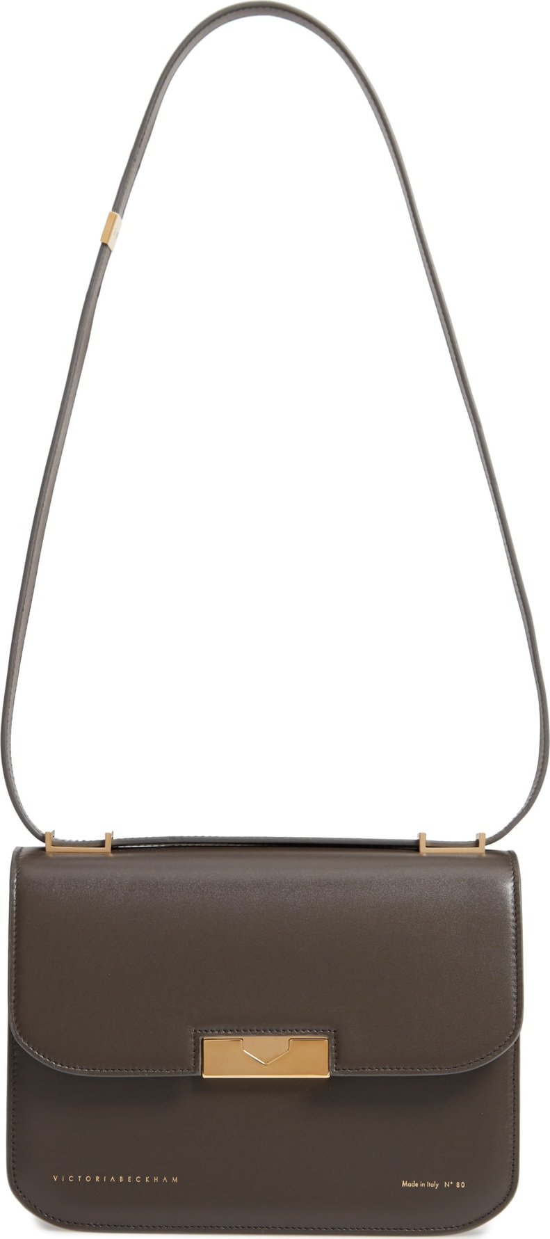 Victoria Beckham Eva Calfskin Leather Shoulder Bag