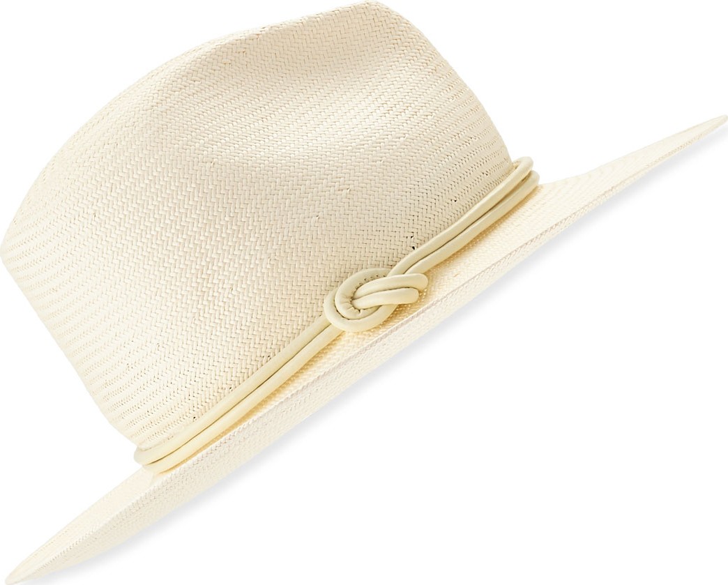 Tracy Watts Cap Cana Straw Fedora Hat