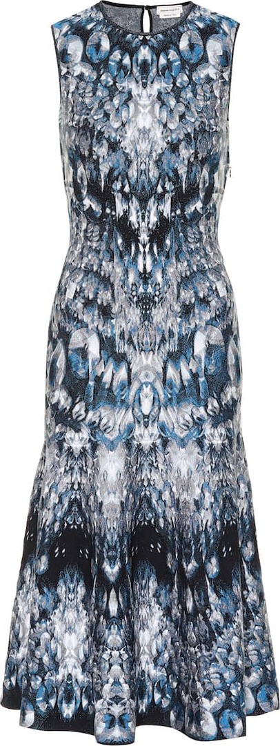 Alexander McQueen Knitted midi dress