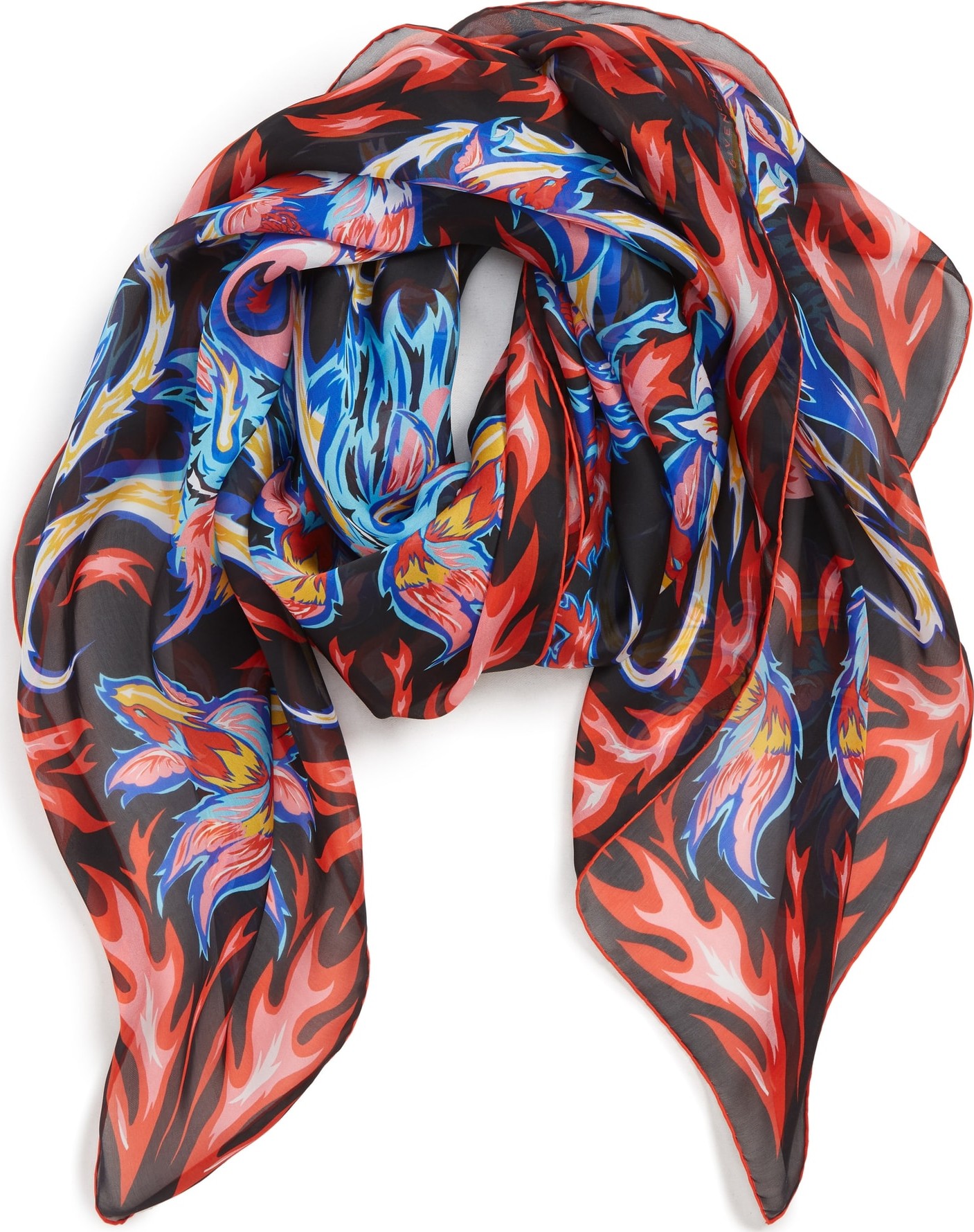 Givenchy Pisces Silk Square Shawl