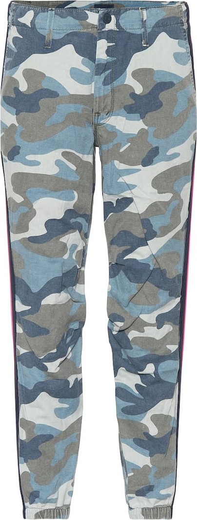 MOTHER Mid-rise camouflage pants