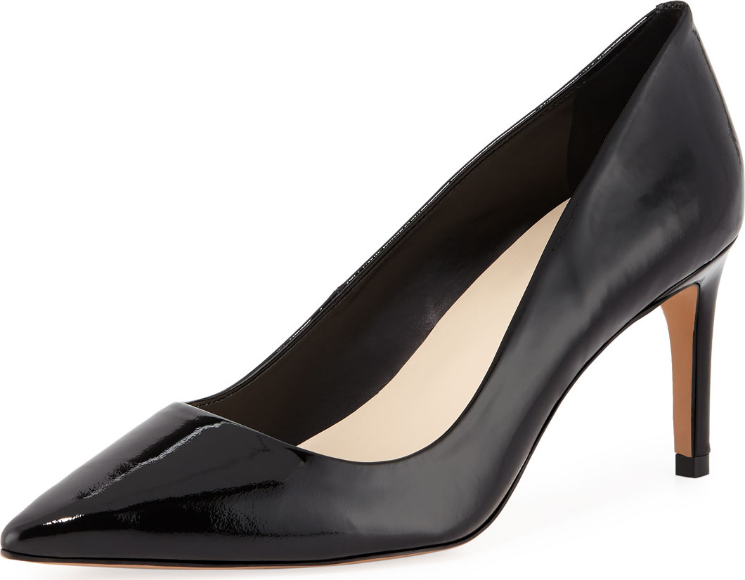Sophia Webster Rio Mid-Heel Patent Leather Pumps