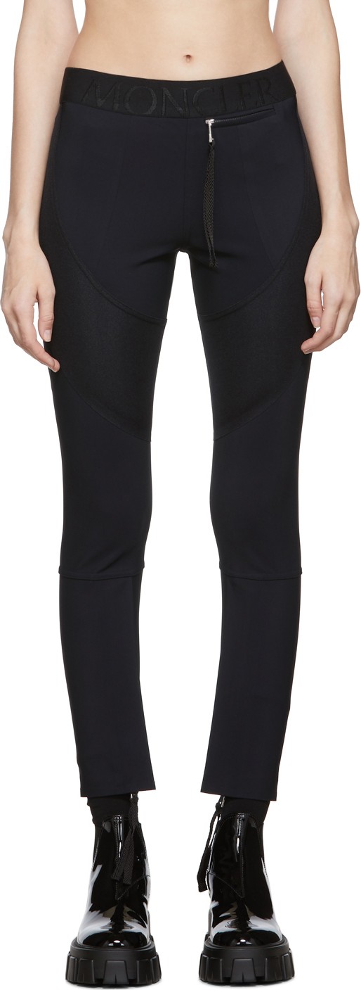 Moncler Genius 2 Moncler 1952 Black Skinny Pocket Leggings
