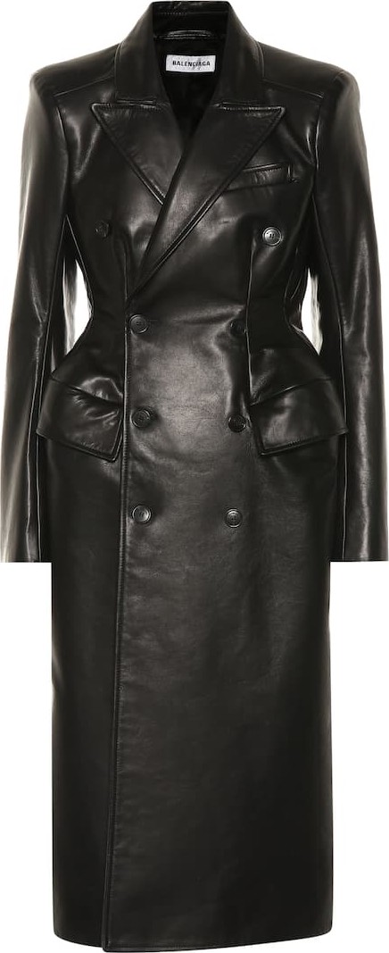 Balenciaga Leather coat