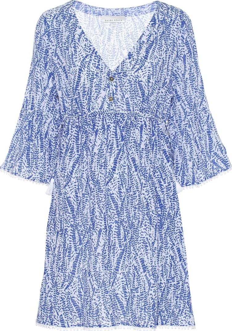 HEIDI KLEIN Amoudi Bay Tie Side cotton cover-up