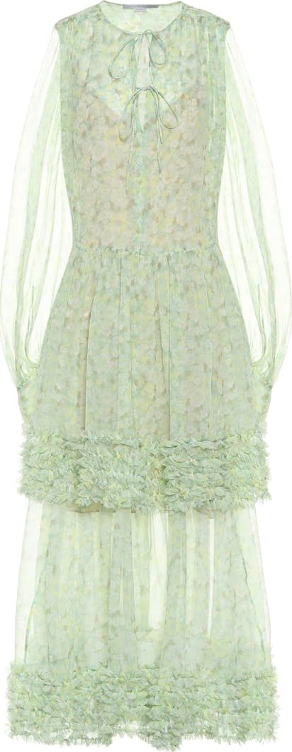 Stella McCartney Agar floral silk maxi dress