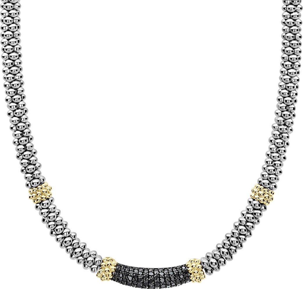 LAGOS Caviar Diamond Lux 5mm Necklace, 18"