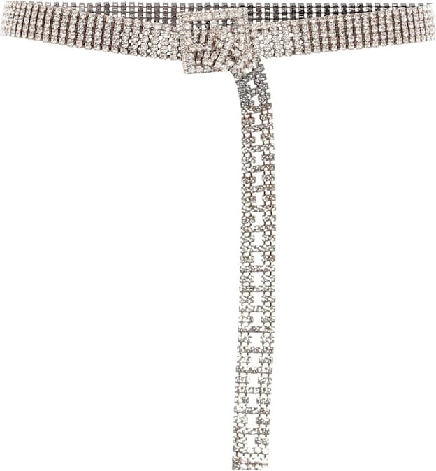Veronica Beard Orion crystal-embellished belt