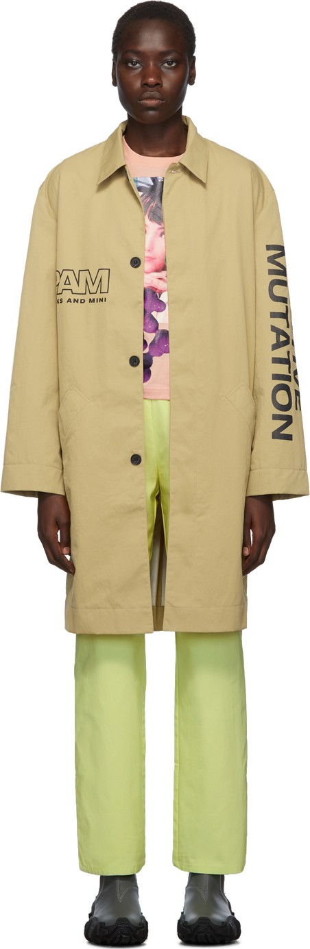 Perks and Mini Beige Executive Trench Coat