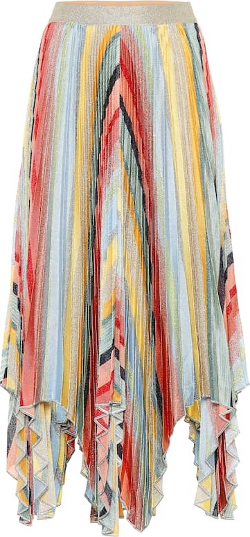 Missoni Striped knitted midi skirt