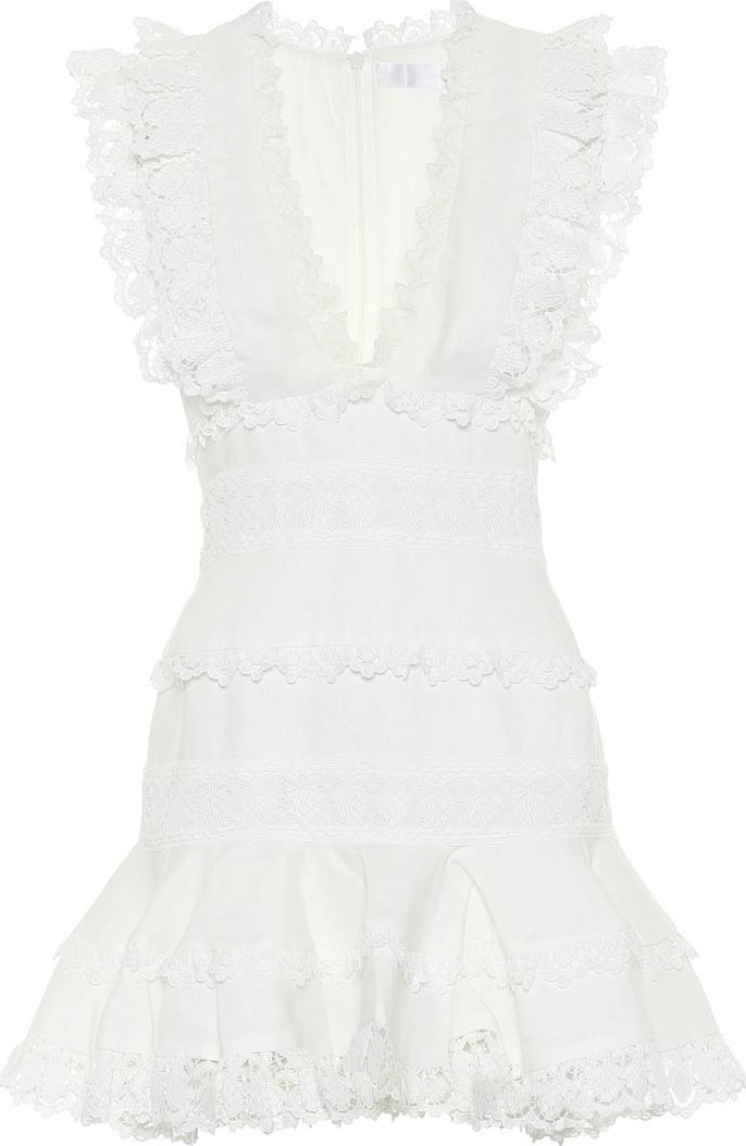 Zimmermann Wayfarer linen minidress