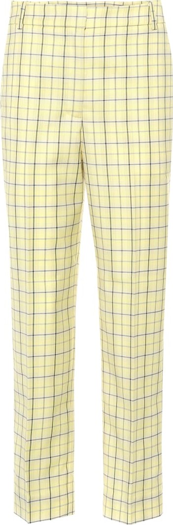 Tibi Taylor mid-rise cropped pants