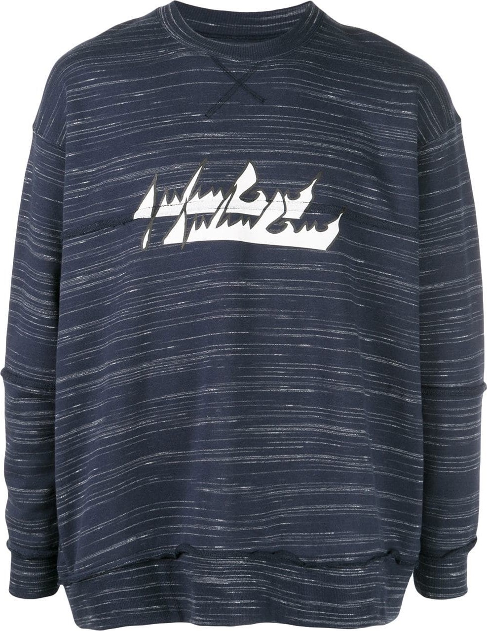 Julien David Marl logo sweatshirt
