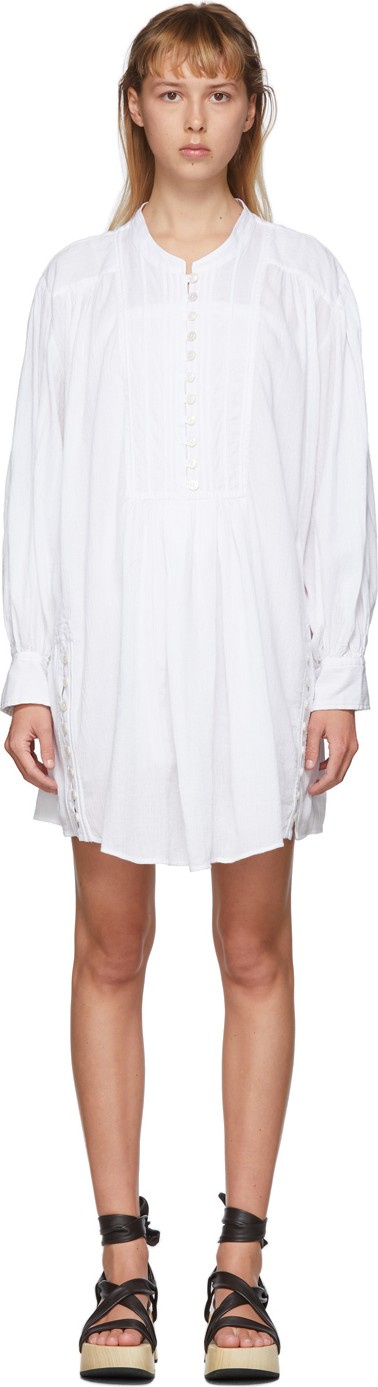 Isabel Marant White Yacolt Dress