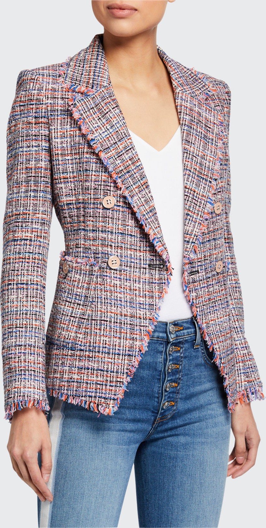 Veronica Beard Theron Tweed Jacket