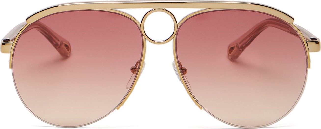 Chloe Romie aviator sunglasses