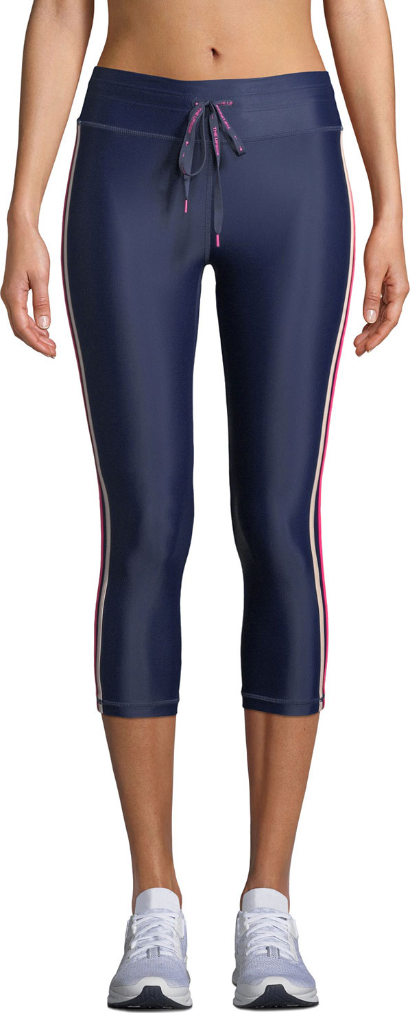 The Upside Sarafina NYC Side-Stripe Cropped Leggings