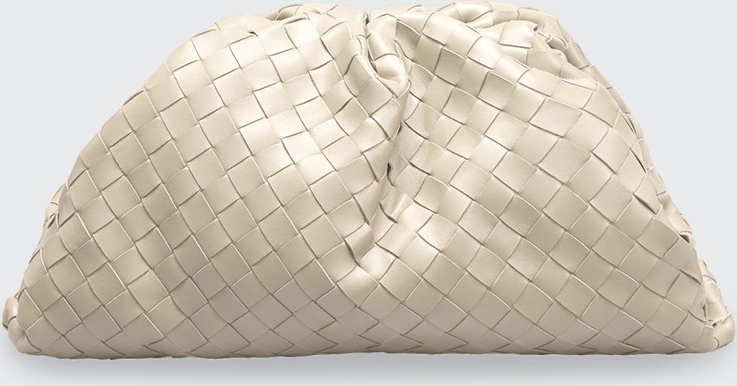 Bottega Veneta The Pouch Intrecciato Clutch Bag