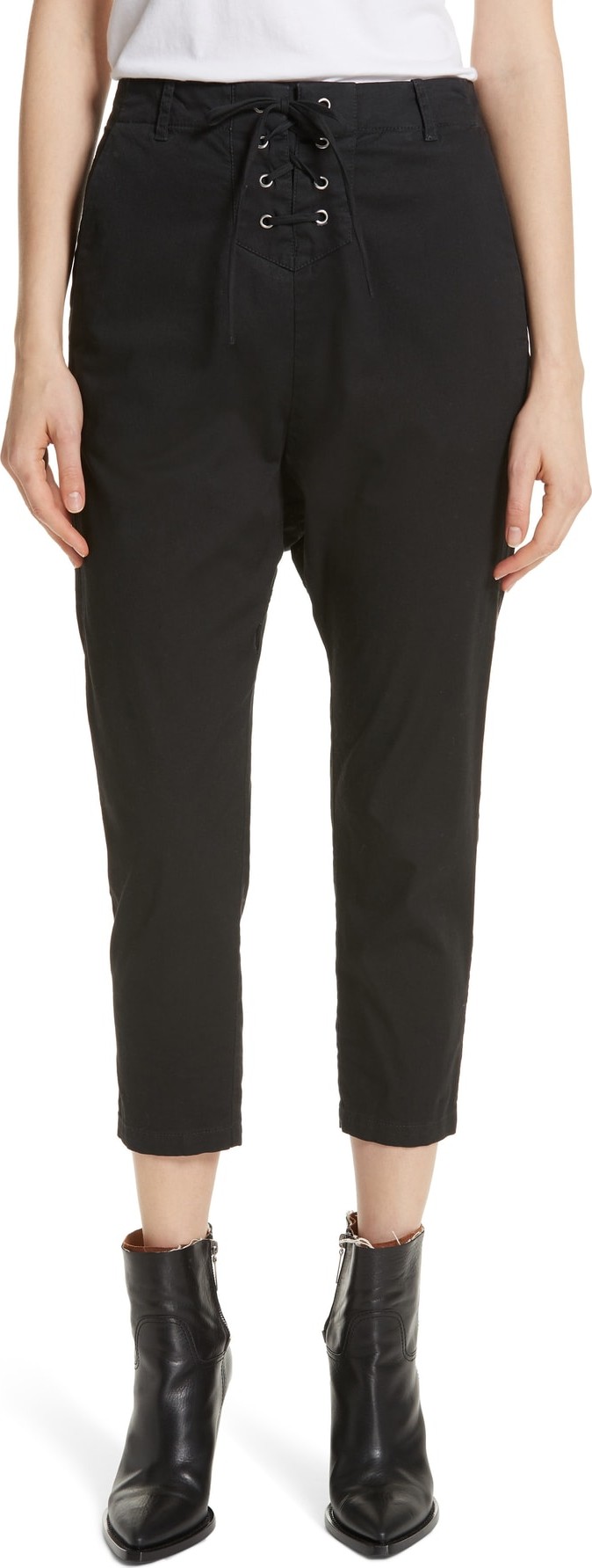 Nili Lotan Avery Lace-Up Pants