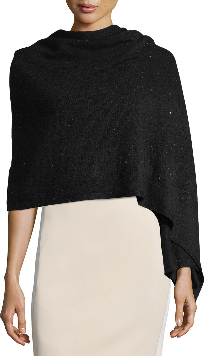 Sofia Cashmere Reversible Sequin Shawl