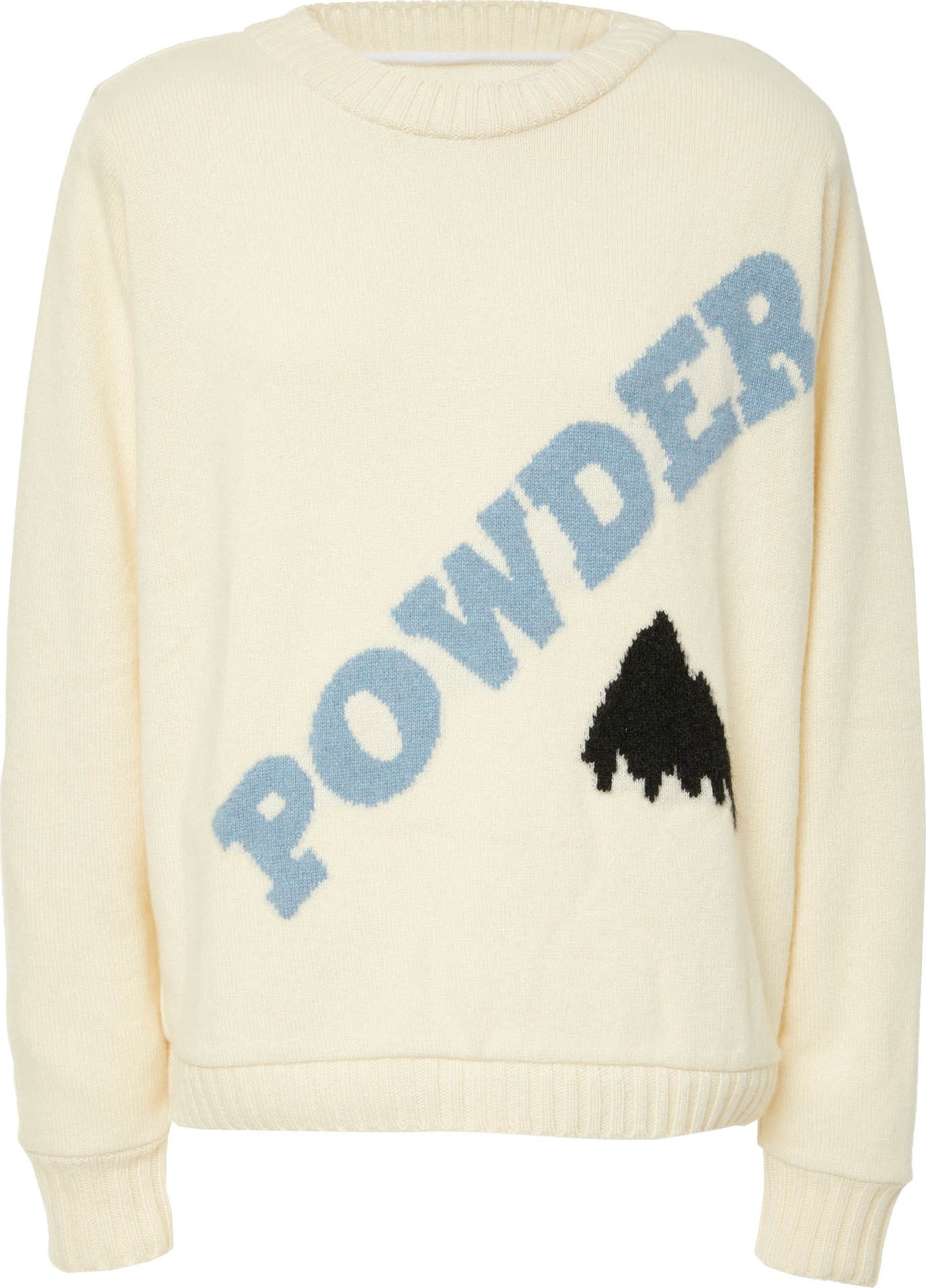 The Elder Statesman Powder Instarsia Cashmere pullover