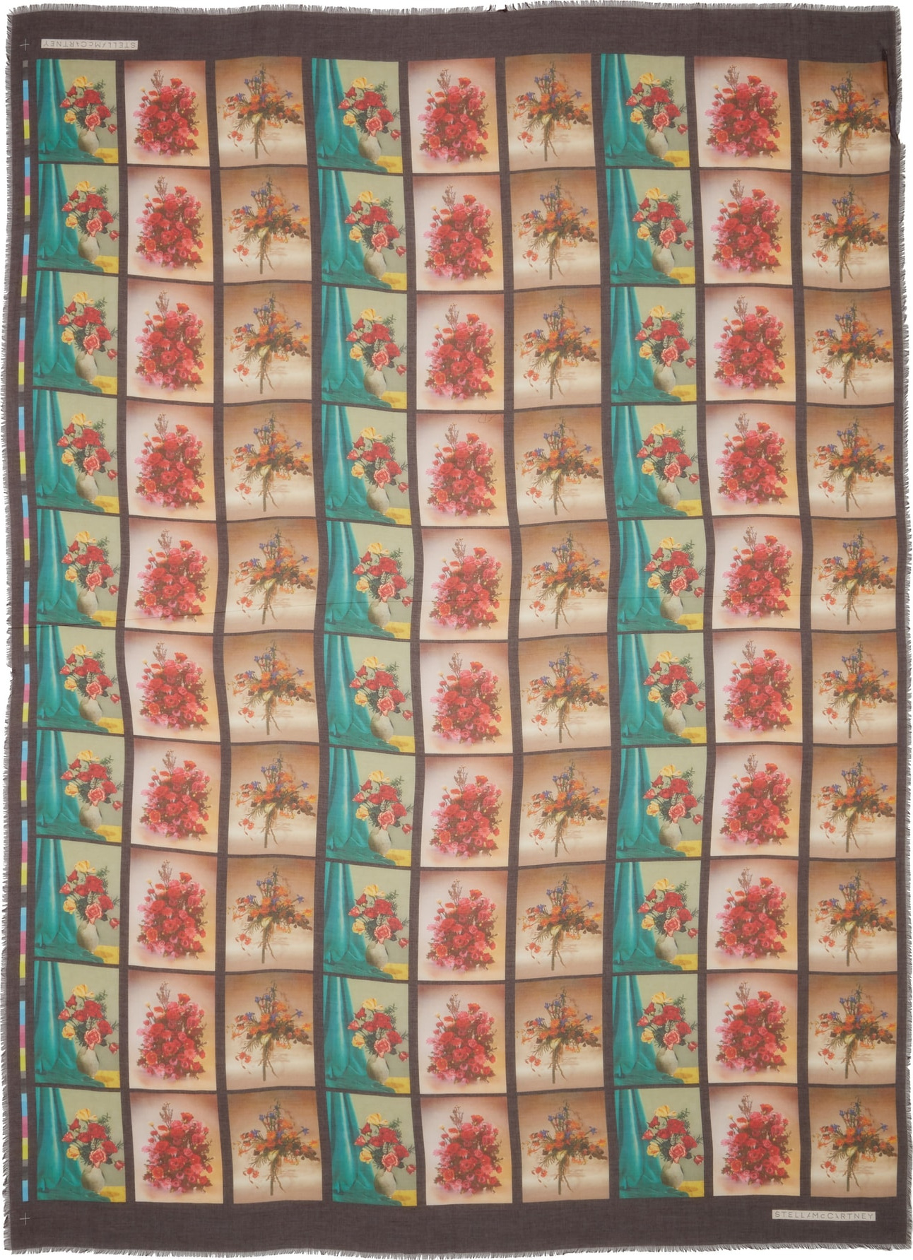 Stella McCartney Floral Bouquet Scarf