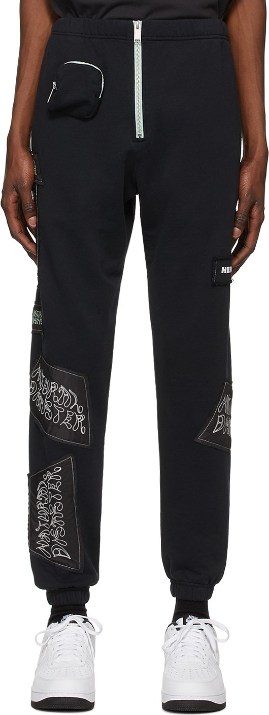 Heron Preston Black Sami Miro Vintage Edition Patch Lounge Pants