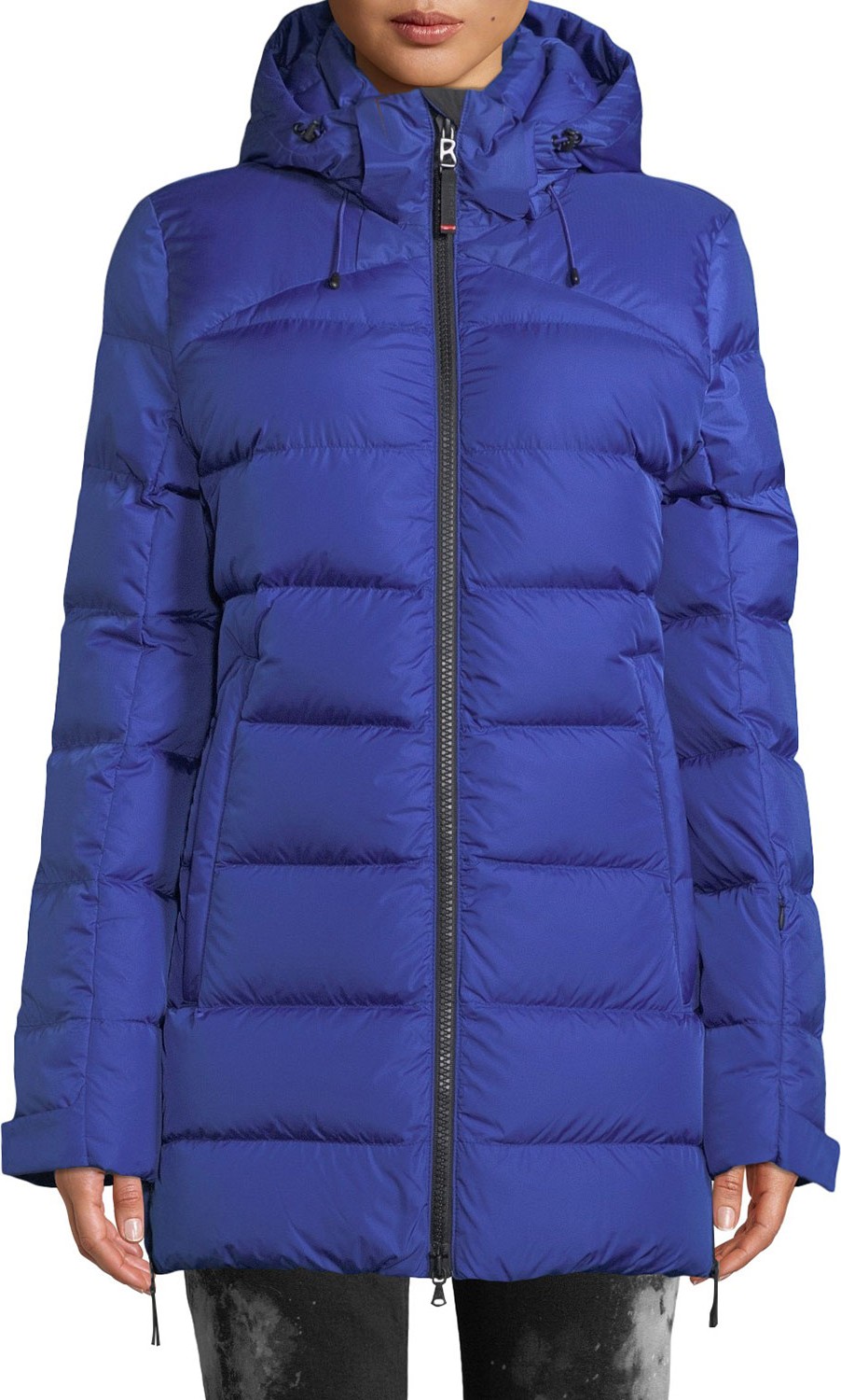 Bogner Cathy Down-Filled Puffer Coat w/ Removable Hood