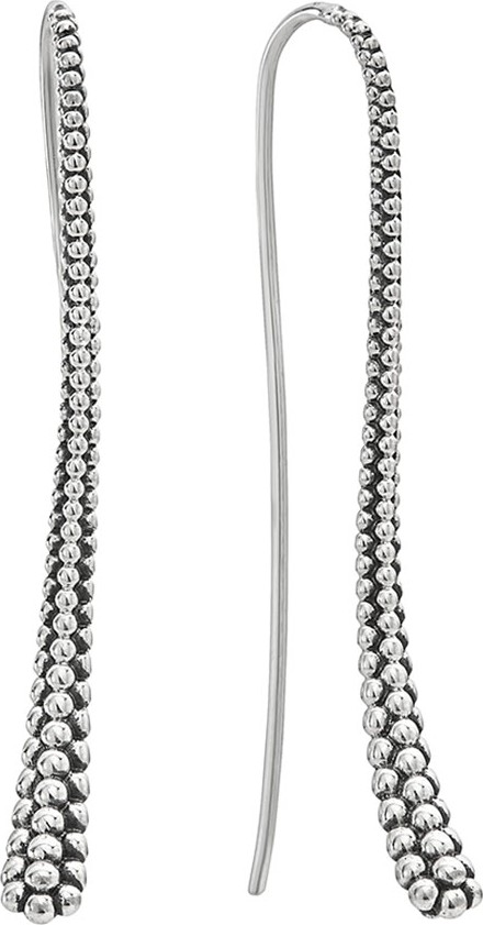 LAGOS Linear Caviar Wire Drop Earrings