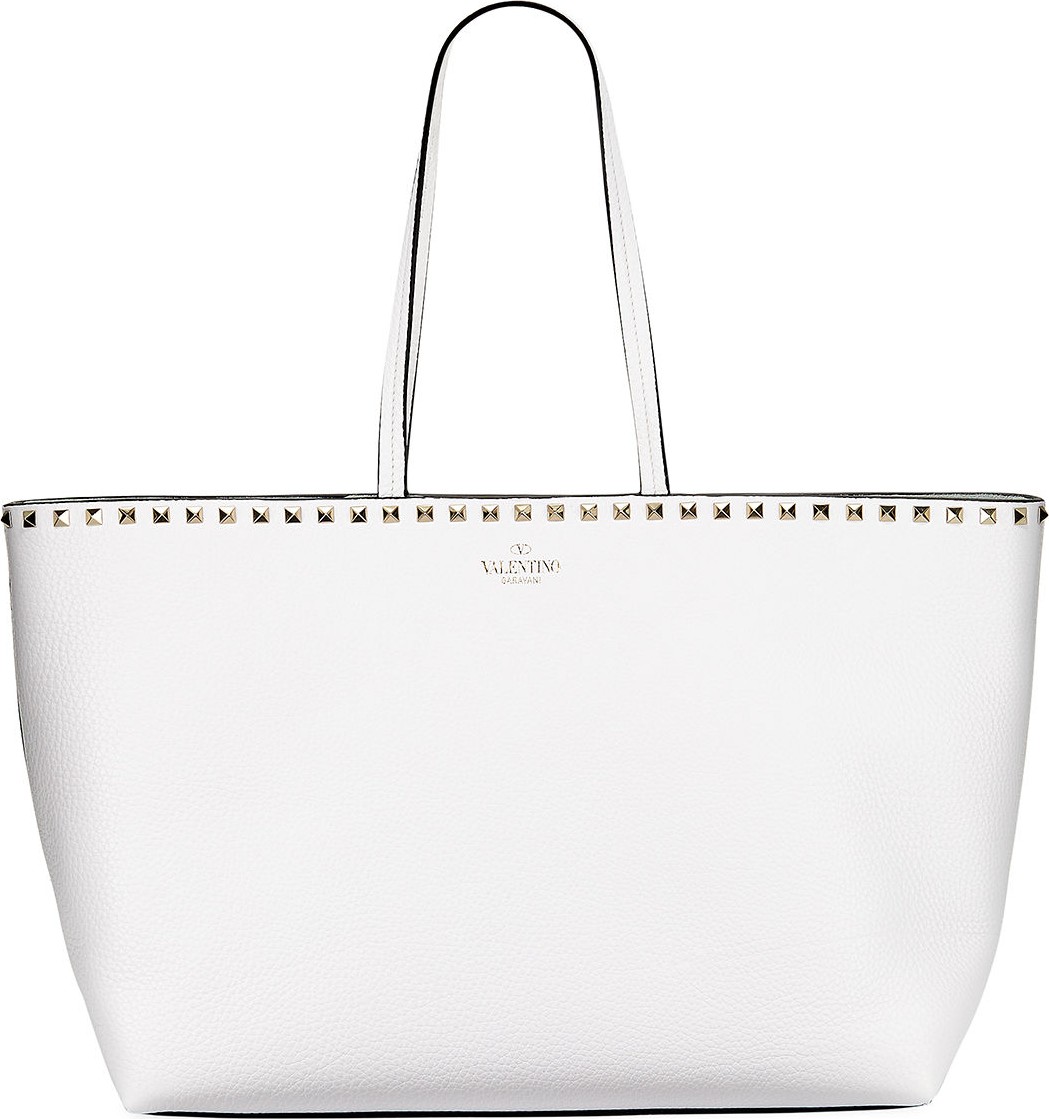 Valentino Rockstud Vitello Tote Bag