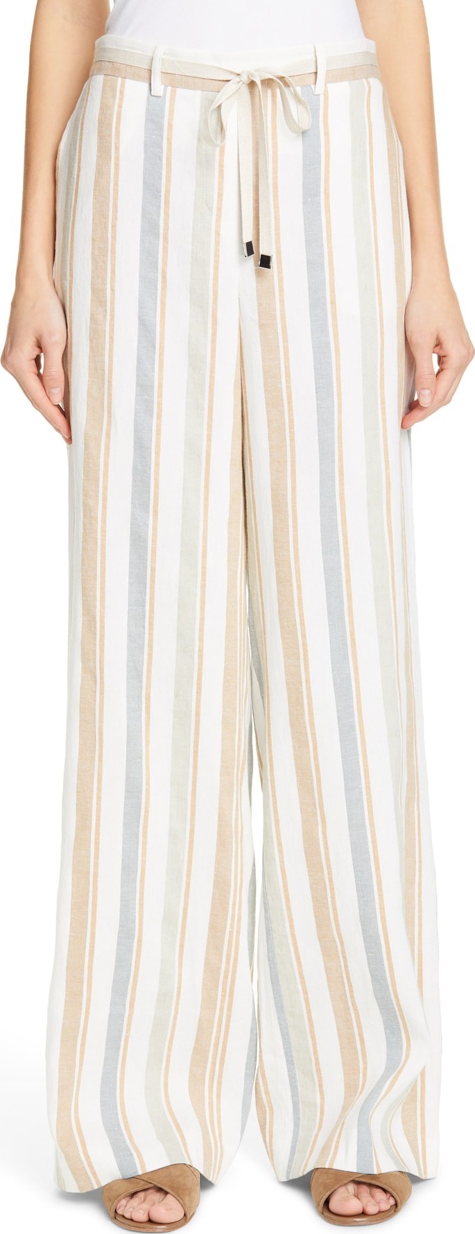 Lafayette 148 New York Columbus Flat Front Wide Leg Pants