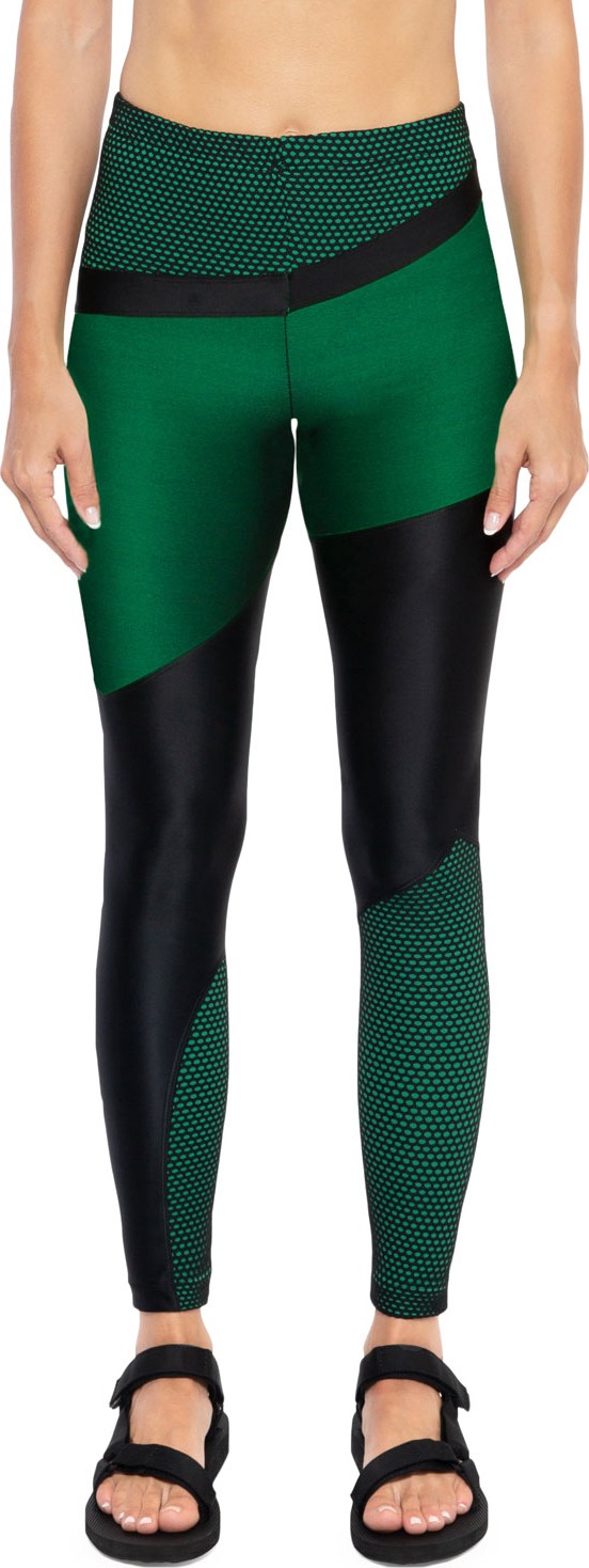 KORAL Deuces Shantung High-Rise Leggings