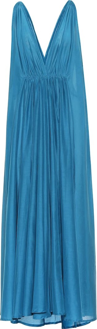 Kalita Clemence cotton and silk maxi dress