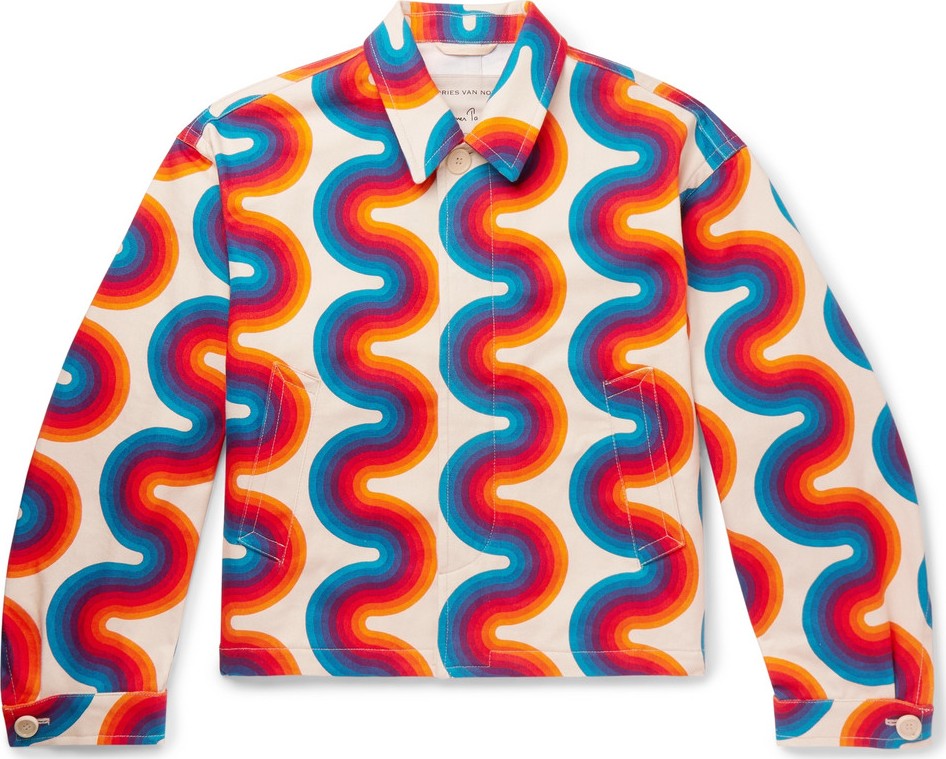 Dries Van Noten Printed Denim Jacket